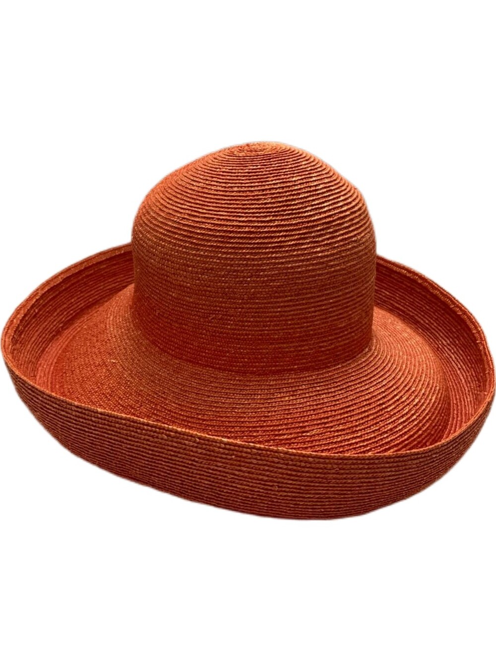 Nordstrom Wide Brim Orange Straw Sun Hat Women’s One Size Casual Travel